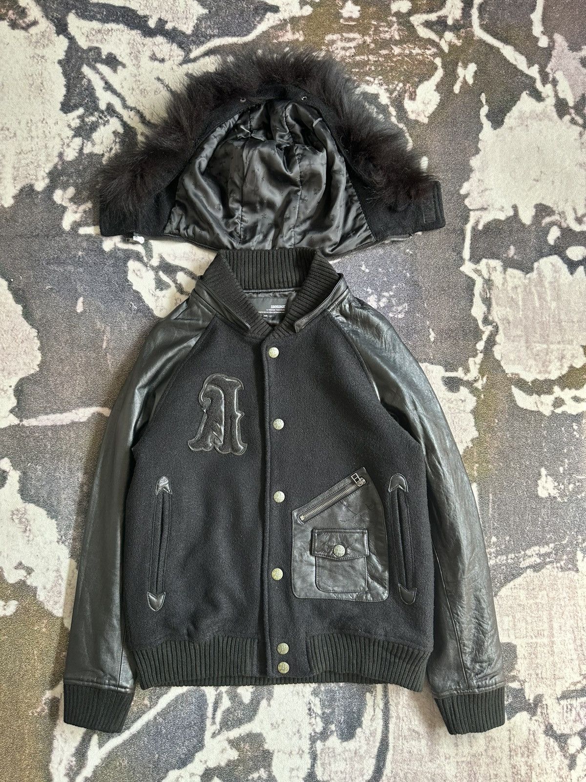 Roen 2013AW - ABORDAGE by Hiromu Takahara stadium leather jacket Size US M / EU 48-50 / 2 - 5 Thumbnail
