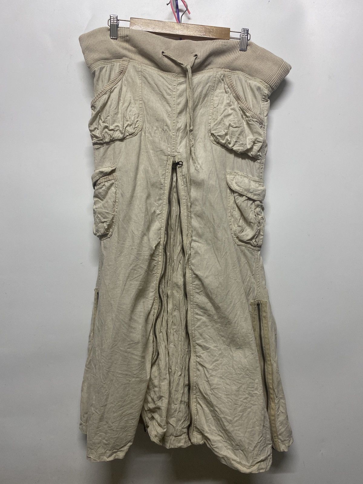 GOA Vintage GOA Cargo Skirt Military Punk Japanese Brand Size 34" / US 12 / IT 48 - 1 Thumbnail