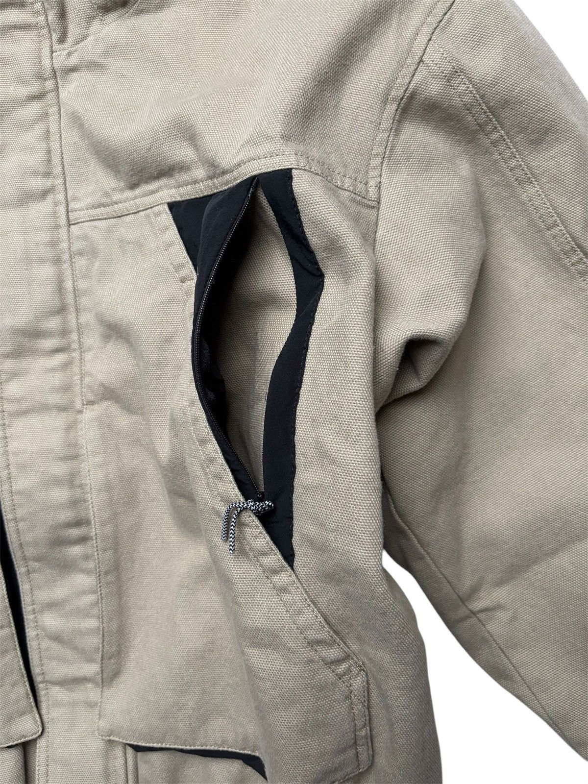 ROA ROA Taupe Canvas Cotton Workwear Jacket Size US S / EU 44-46 / 1 - 6 Thumbnail