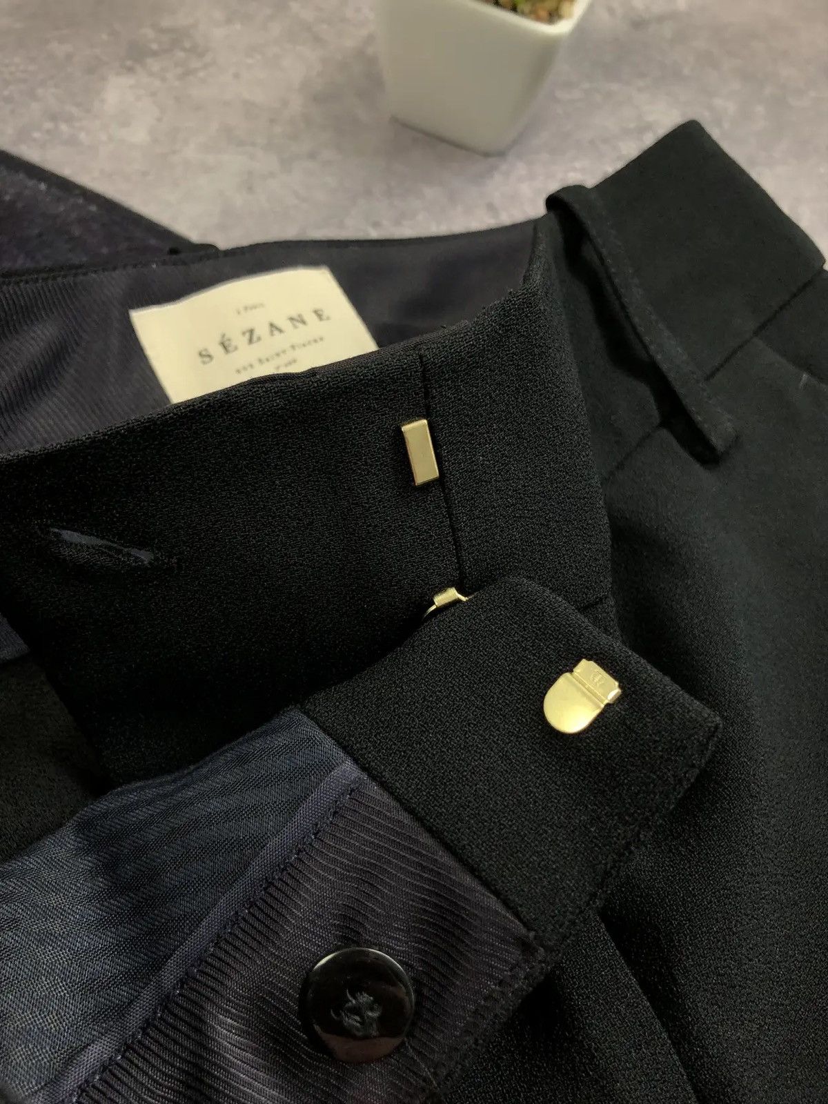 Sezane SEZANE Vintage Streetwear Casual Minimalistic Pants Hype Y2k Size 32" / US 10 / IT 46 - 6 Thumbnail