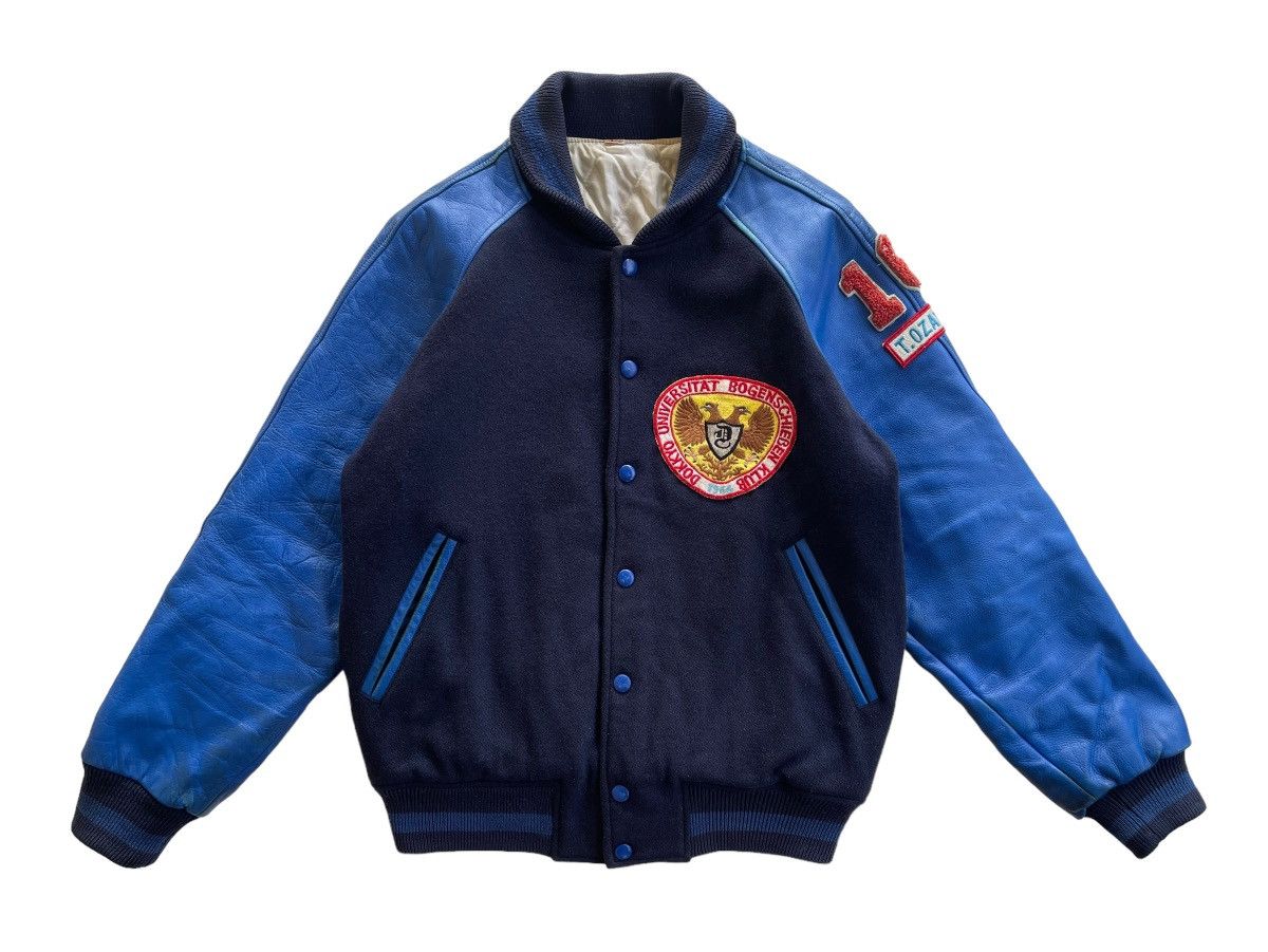 Vintage 90s Village Stone Varsity Jacket