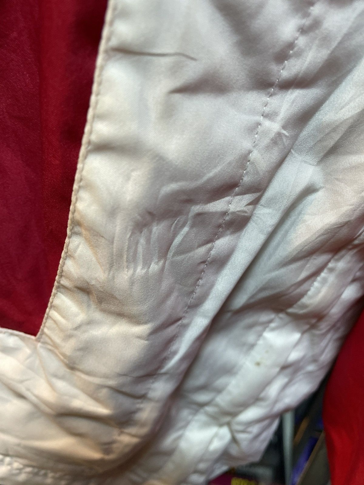 Nike Vintage Nike Spell Out V-Neck Windbreaker Size US XL / EU 56 / 4 - 7 Thumbnail