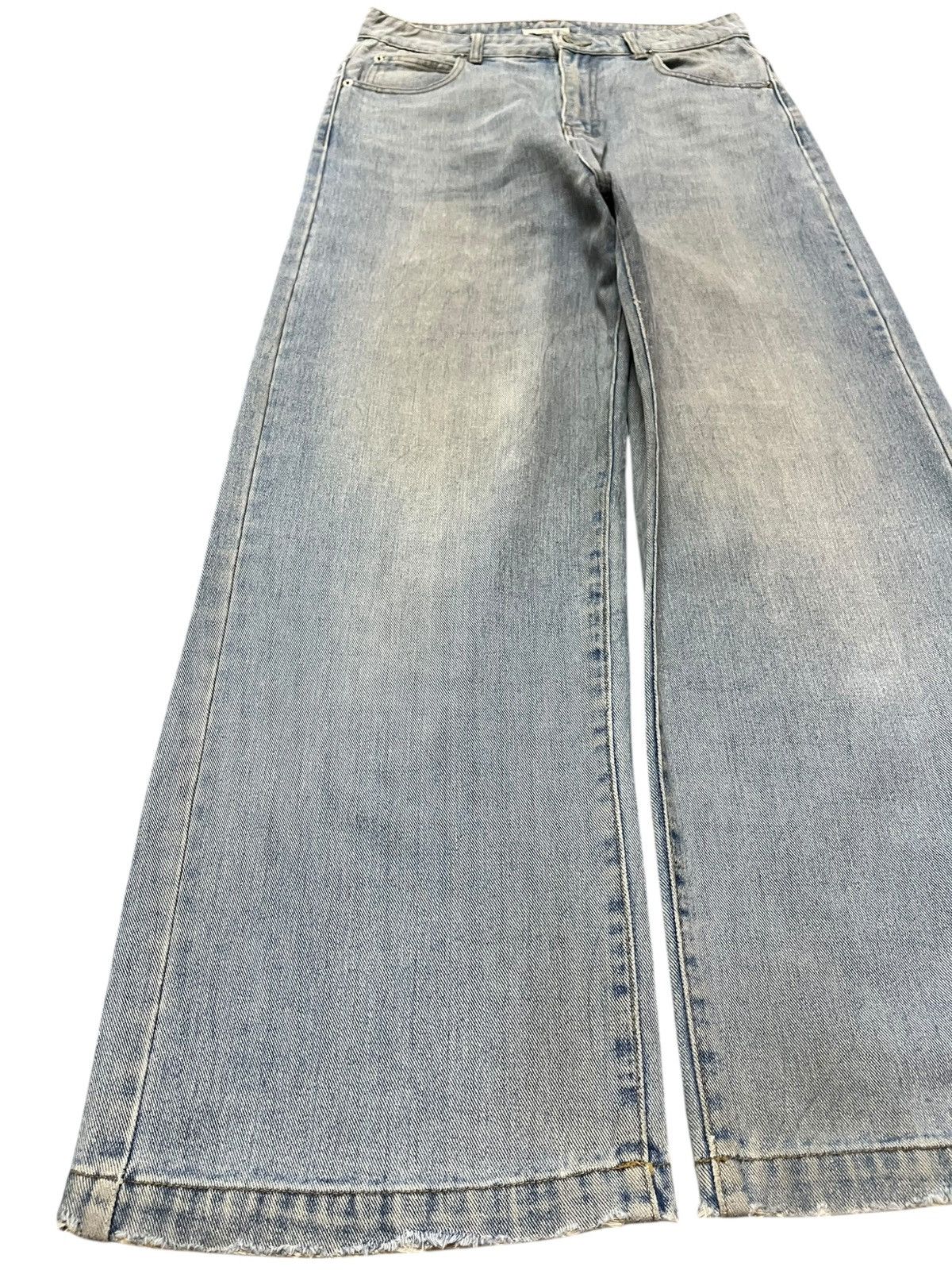 JB Classics Vintage Classic Elf Baggy Wide Leg Skater Oily Denim Size US 30 / EU 46 - 4 Thumbnail