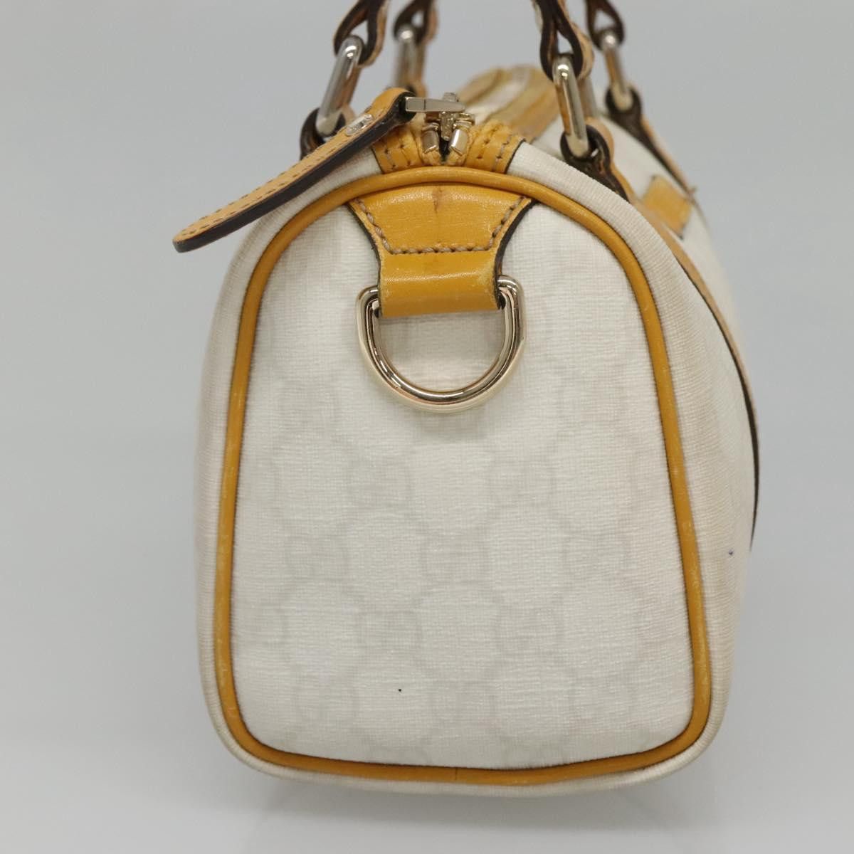 Gucci GUCCI GG Supreme Hand Bag Pvc White Gold Size ONE SIZE - 4 Thumbnail