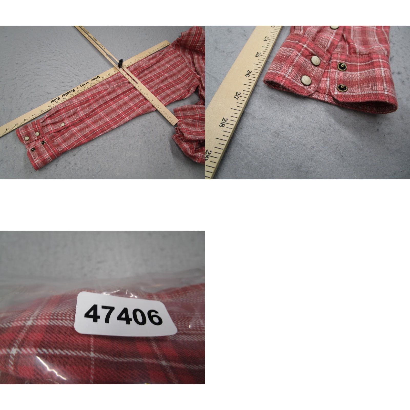 Ariat Ariat Shirt Mens XL Tall Red Plaid Western Pearl Snap Long Sleeve Retro Fit Size US XL / EU 56 / 4 - 8 Thumbnail