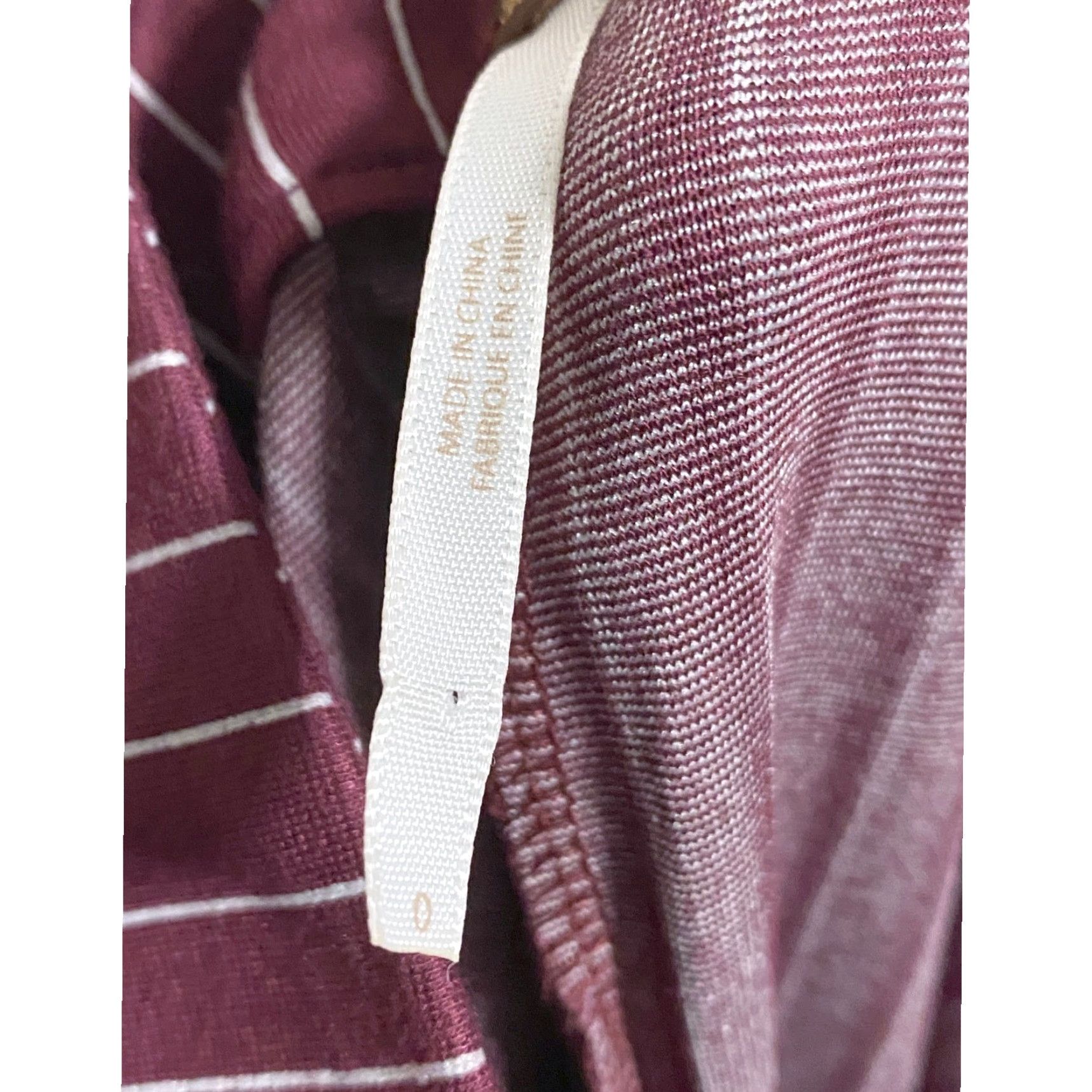 Free People Free People Bell Bottom Flare Pants 0 Women Regular 23 Inseam 26in Striped Winterberry Boho Hippie Rave Size 25" / US 0 / IT 36 - 7 Thumbnail