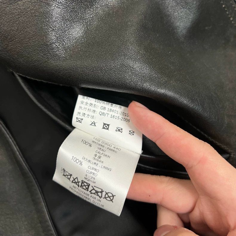 Givenchy Givenchy Givenchy Leather Biker Jacket with Double Zippers Size US L / EU 52-54 / 3 - 6 Thumbnail