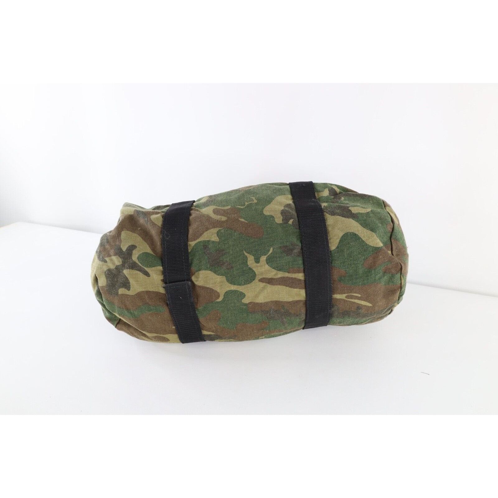 Vintage Vintage 90s Streetwear Faded Camouflage Handled Duffel Bag Size ONE SIZE - 5 Thumbnail