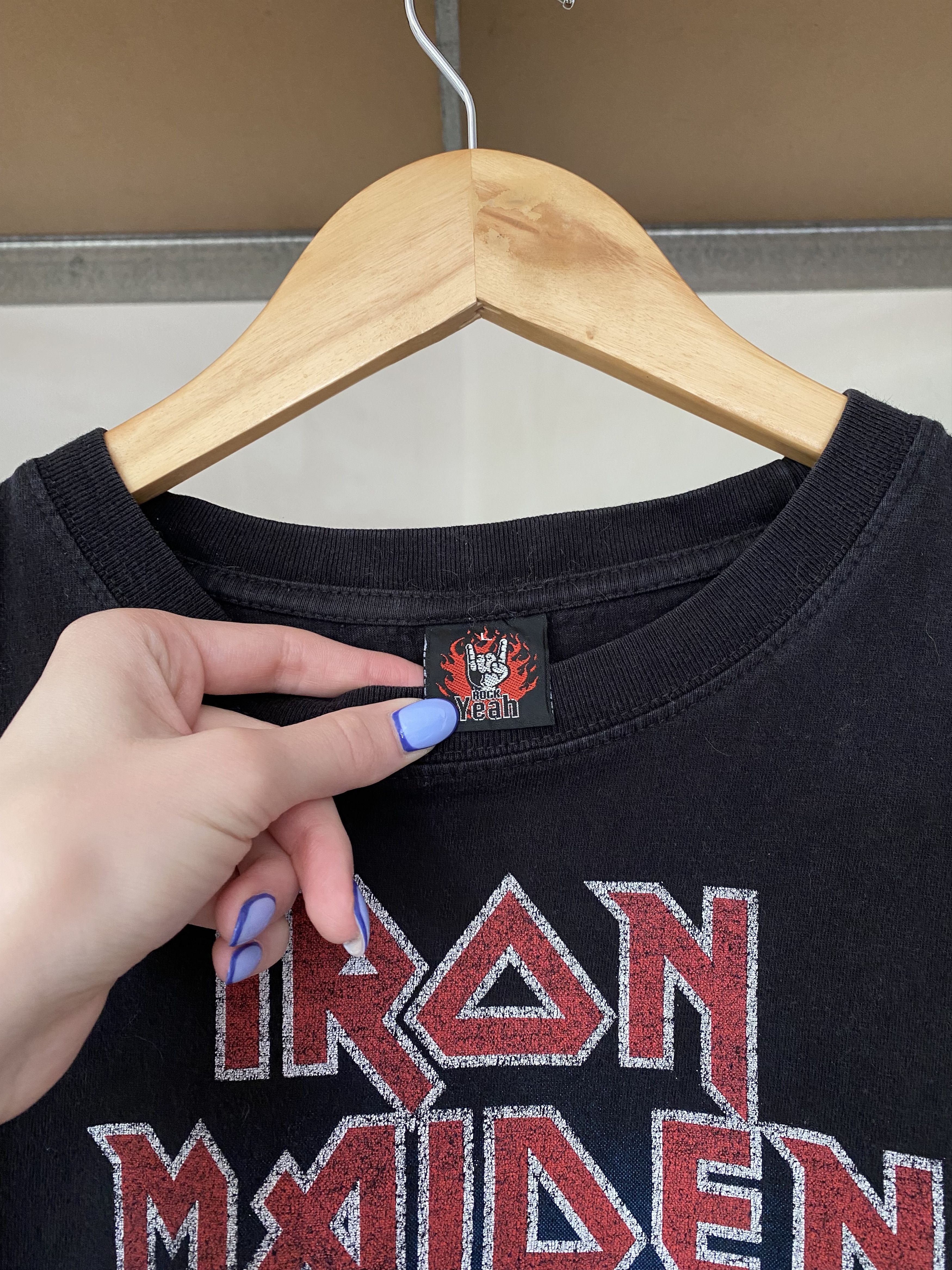 Band Tees Vintage 2000s Iron Maiden The Trooper Rock Band T-shirt Size US L / EU 52-54 / 3 - 4 Thumbnail