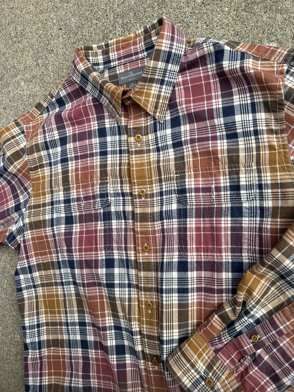 L.L. Bean L.L. Bean Flannel Button Up Size US L / EU 52-54 / 3 - 3 Thumbnail