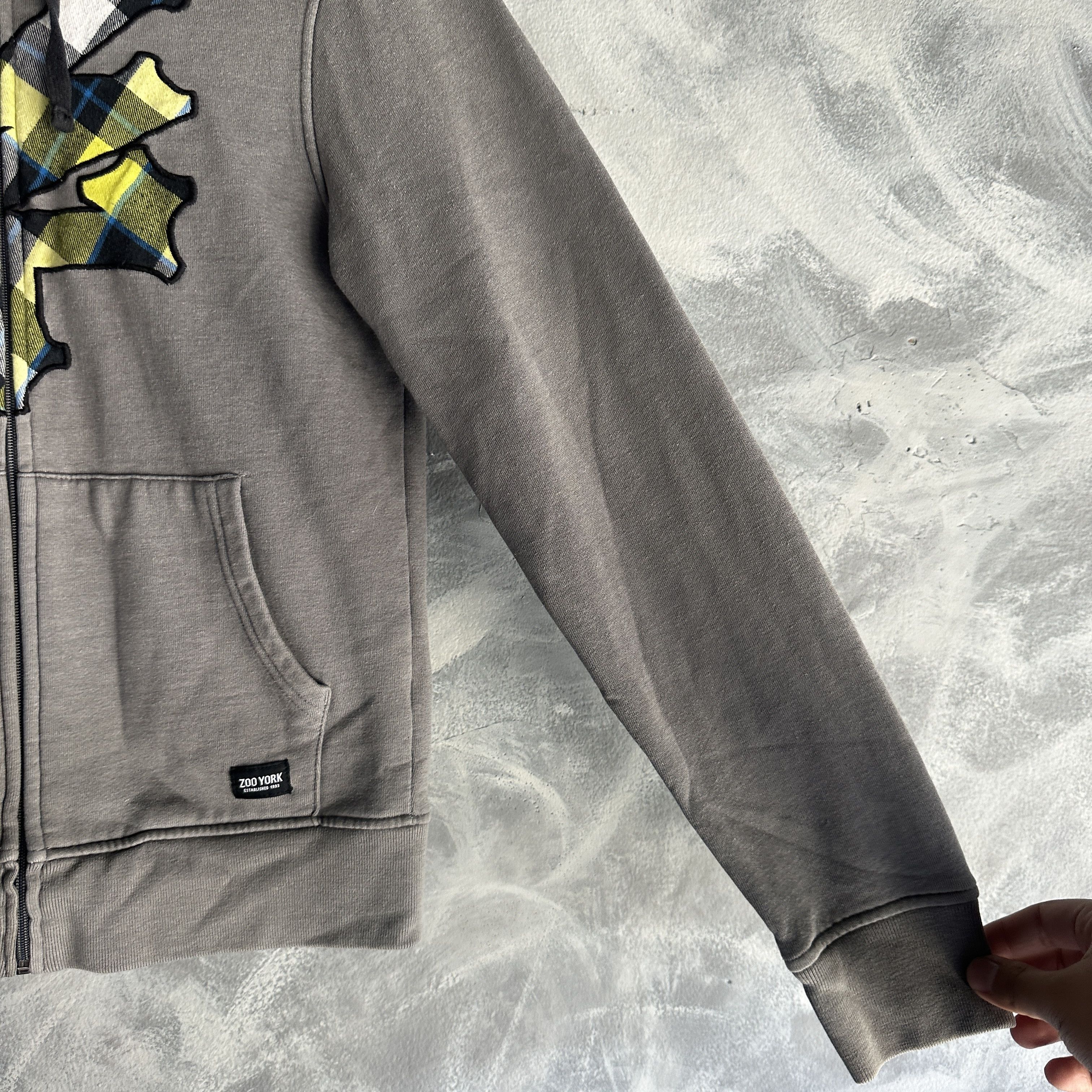 Zoo York Vintage Y2K Zoo York Zip Up Hoodie Mens Plaid Sweatshirt Size US S / EU 44-46 / 1 - 5 Thumbnail