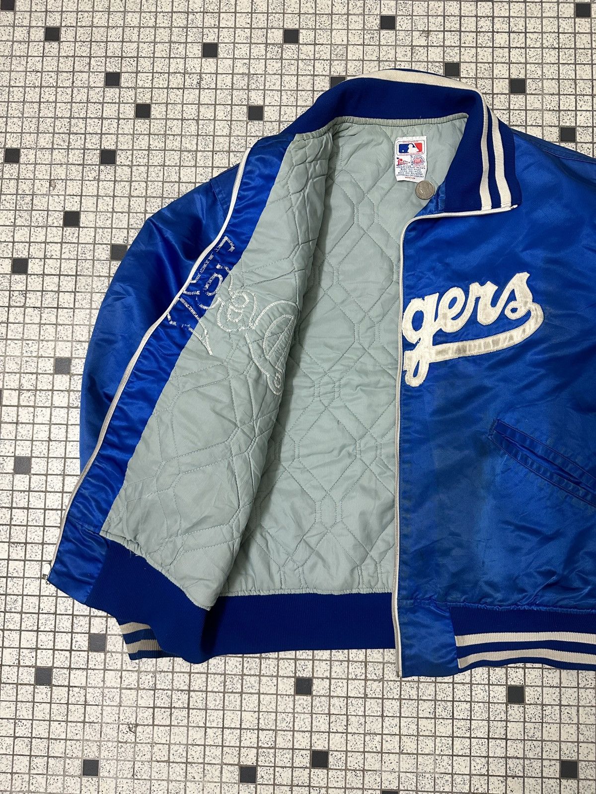 MLB × Vintage Vintage MLB Los Angeles Dodgers Big Spellout Jacket Size US M / EU 48-50 / 2 - 12 Thumbnail