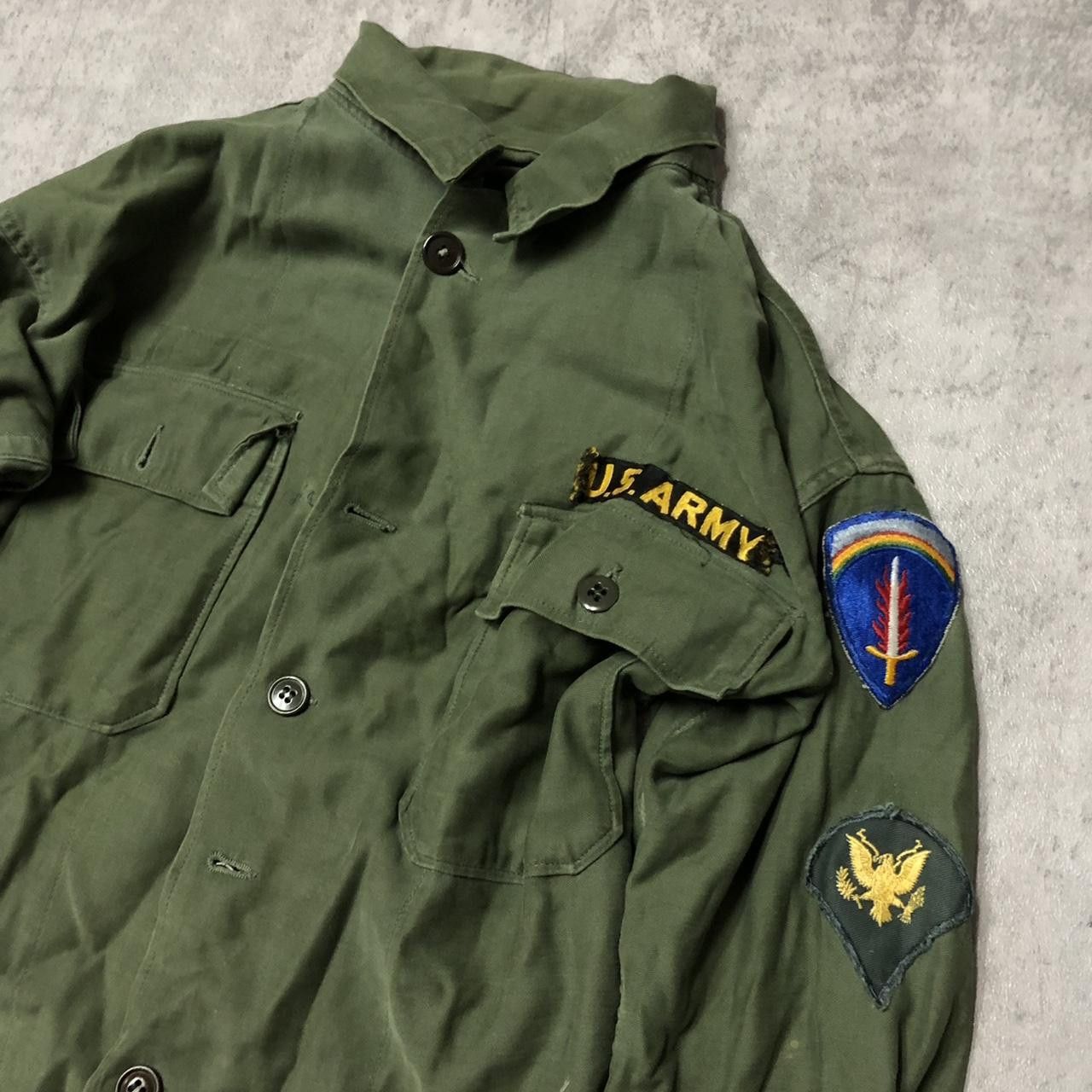 Other 1960s US Army green military jacket with patches, buttons Size US M / EU 48-50 / 2 - 2 Thumbnail