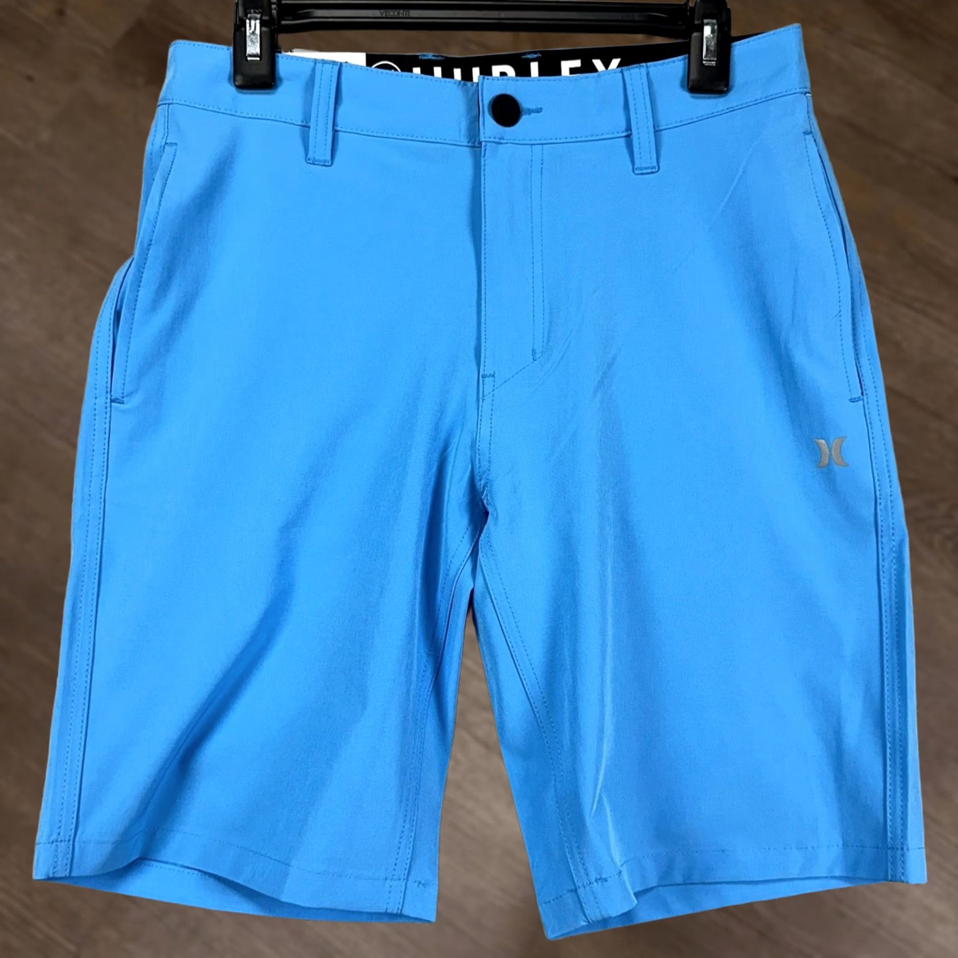 Hurley Hurley Mens All Day Hybrid Shorts 30 Blue Performance Stretch Pocket Logo NEW Size US 30 / EU 46 - 1 Thumbnail