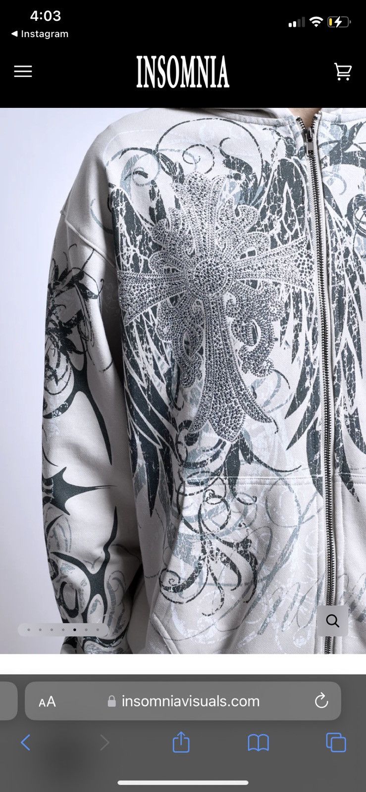 Insomnia Visuals × Japanese Brand Eclipse Oversized Zipup Size US M / EU 48-50 / 2 - 2 Thumbnail