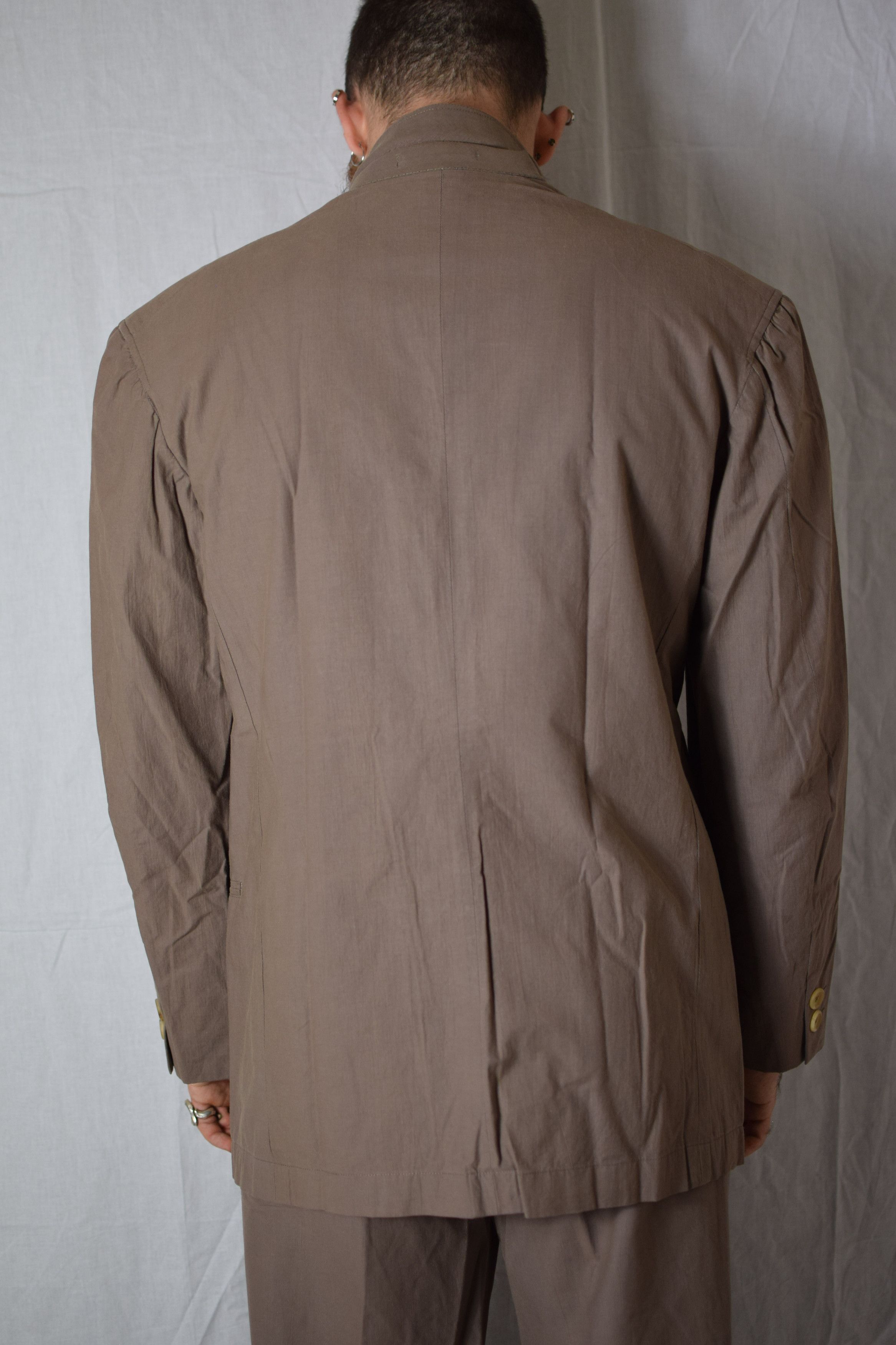 Yohji Yamamoto YYPH Archive Khaki Blazer Size 52R - 8 Thumbnail