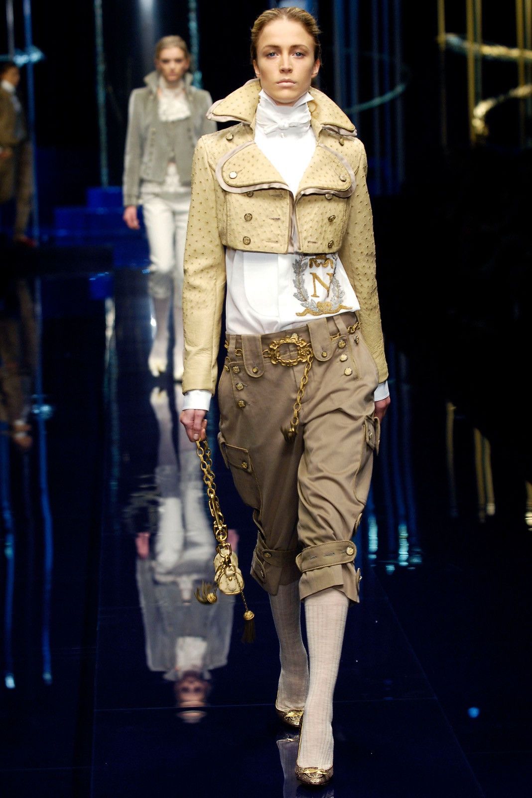 Dolce & Gabbana Dolce and Gabbana Fall 2006 Cargo Sailor Capris Size 32" / US 10 / IT 46 - 2 Thumbnail