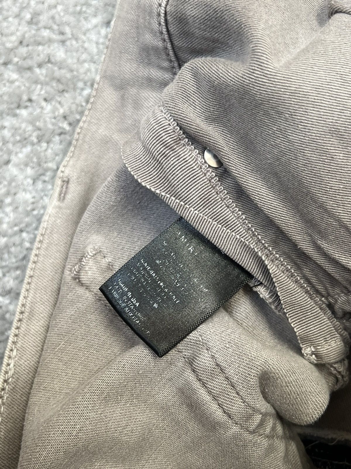 Amiri Amiri Mx-1 Grey Skinny Jeans With Patches Size 36 Size US 36 / EU 52 - 11 Thumbnail