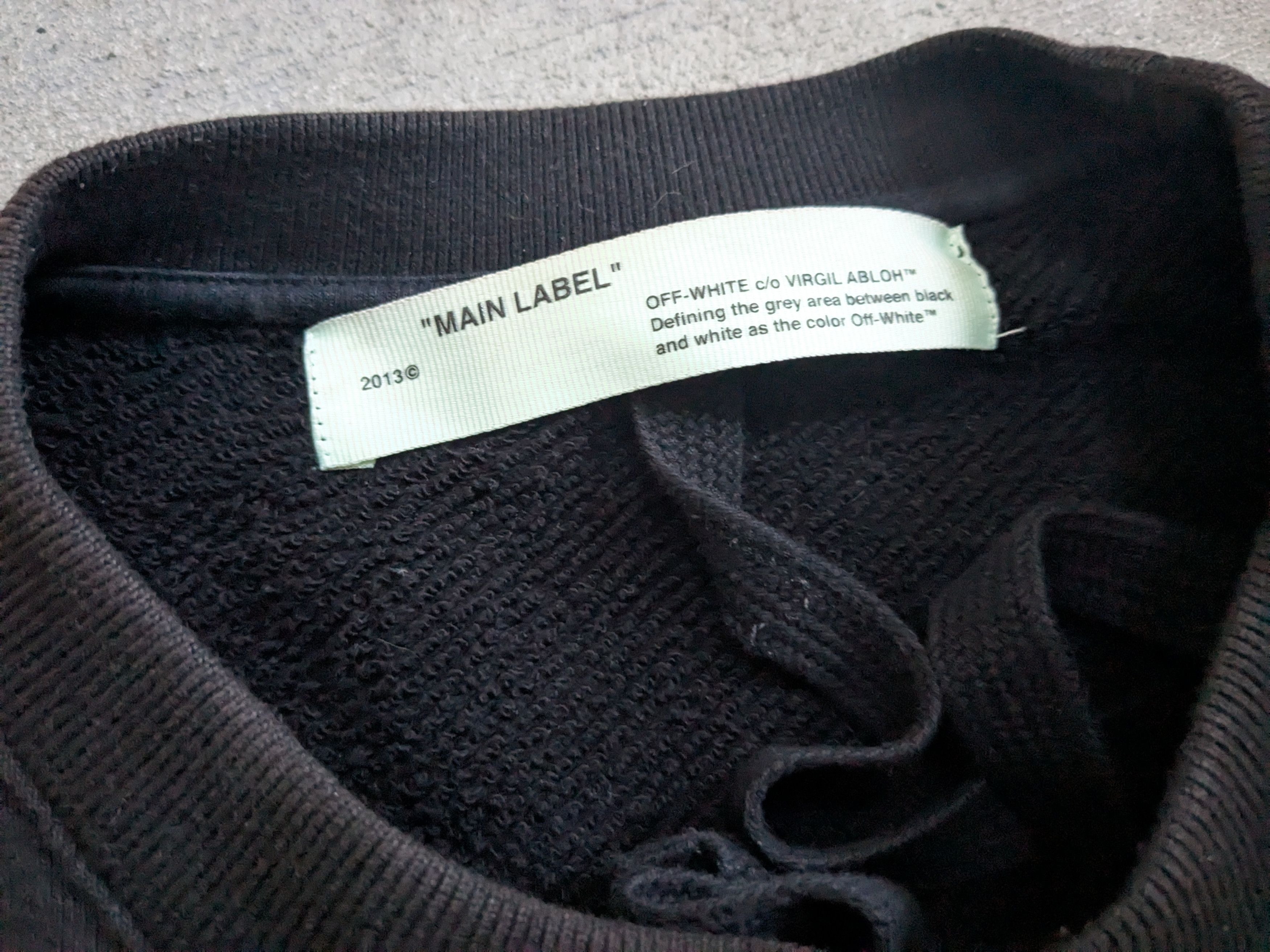 Off-White Off-White Hands & Planet Sweatshirt Crewneck Sweater Black Size US L / EU 52-54 / 3 - 4 Thumbnail