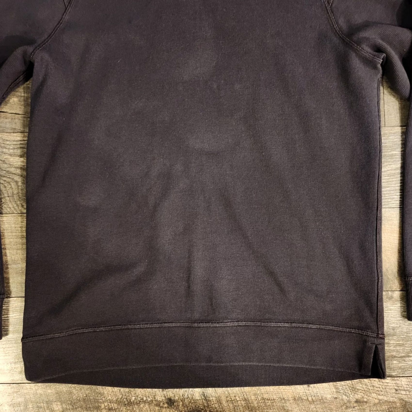 Vintage Public Rec Hoodie Mens Large Black Politan Performance Waffle Knit Solid Long Sleeve Pullover Athletic Logo Pocket Zip Size US L / EU 52-54 / 3 - 2 Thumbnail