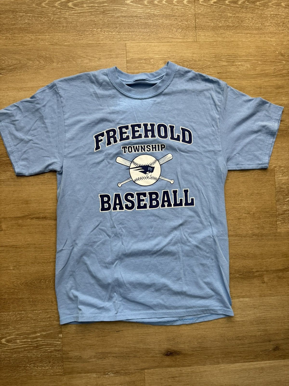 Vintage 90s Freehold Baseball High School Sports Tee - Blue / Medium Size US M / EU 48-50 / 2 - 4 Thumbnail