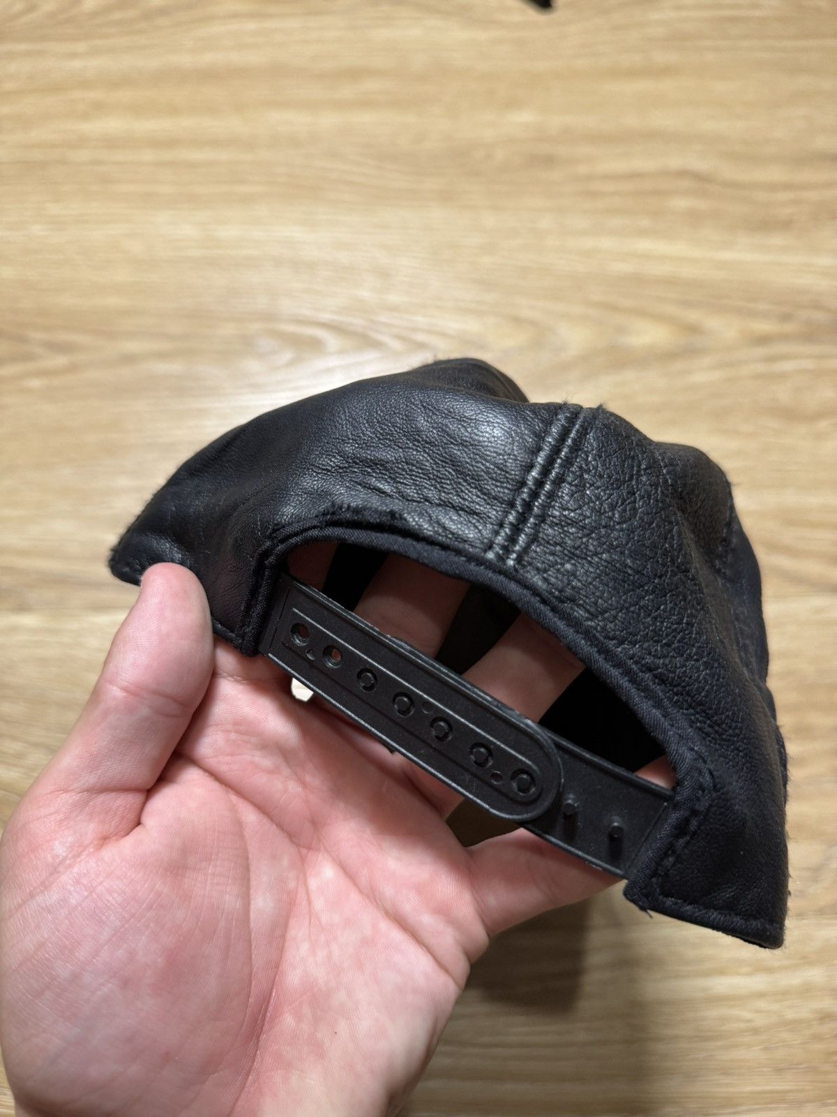 Vintage Vintage Leather wolksvagen Hat Size ONE SIZE - 4 Thumbnail