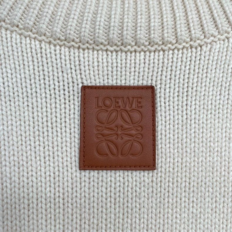 Loewe LOEWE Knitted high collar long sleeve sweater Size S / US 4 / IT 40 - 3 Thumbnail
