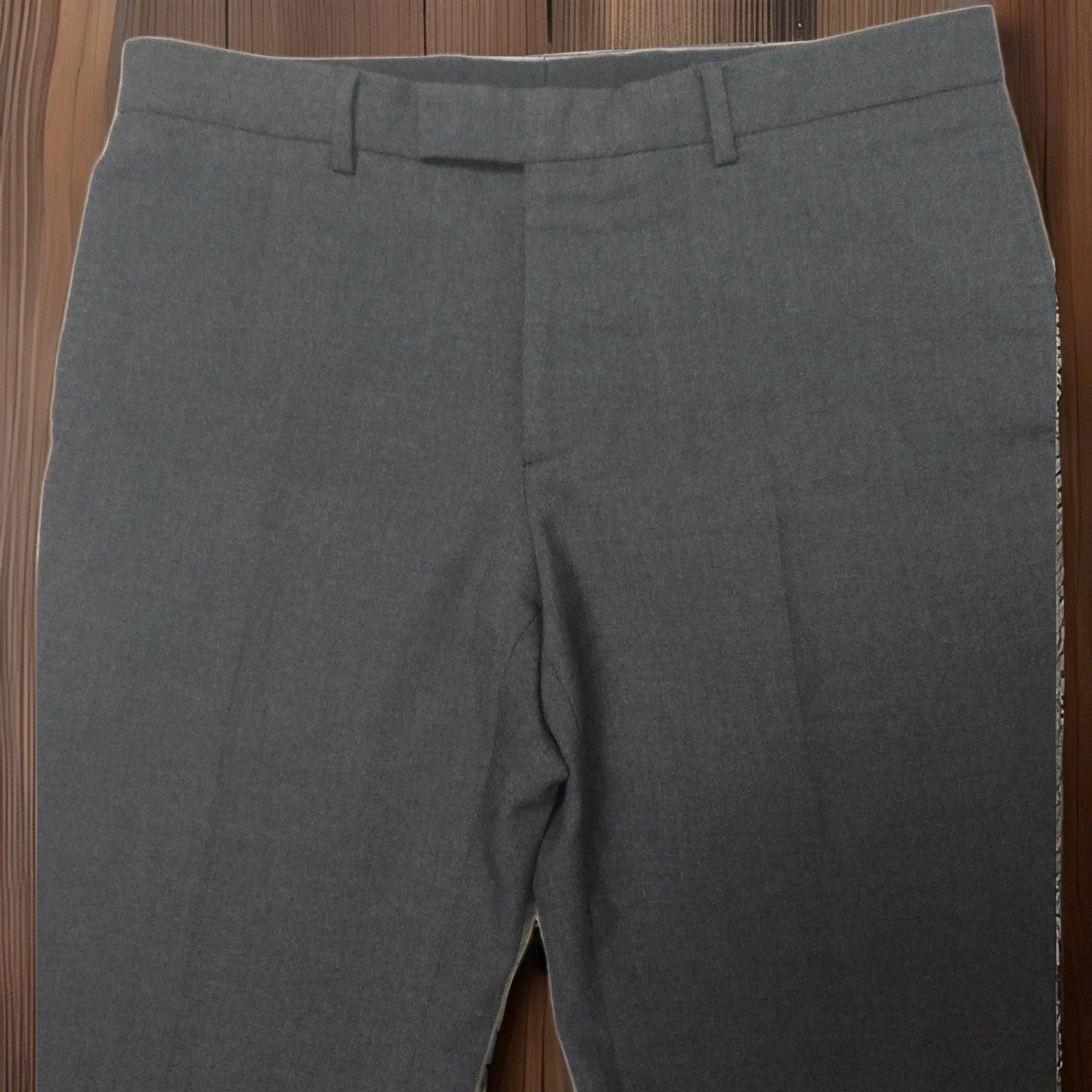 Sandro Sandro Paris Wool Dress Trousers Slim Tailored France 42 Size 42S - 5 Thumbnail