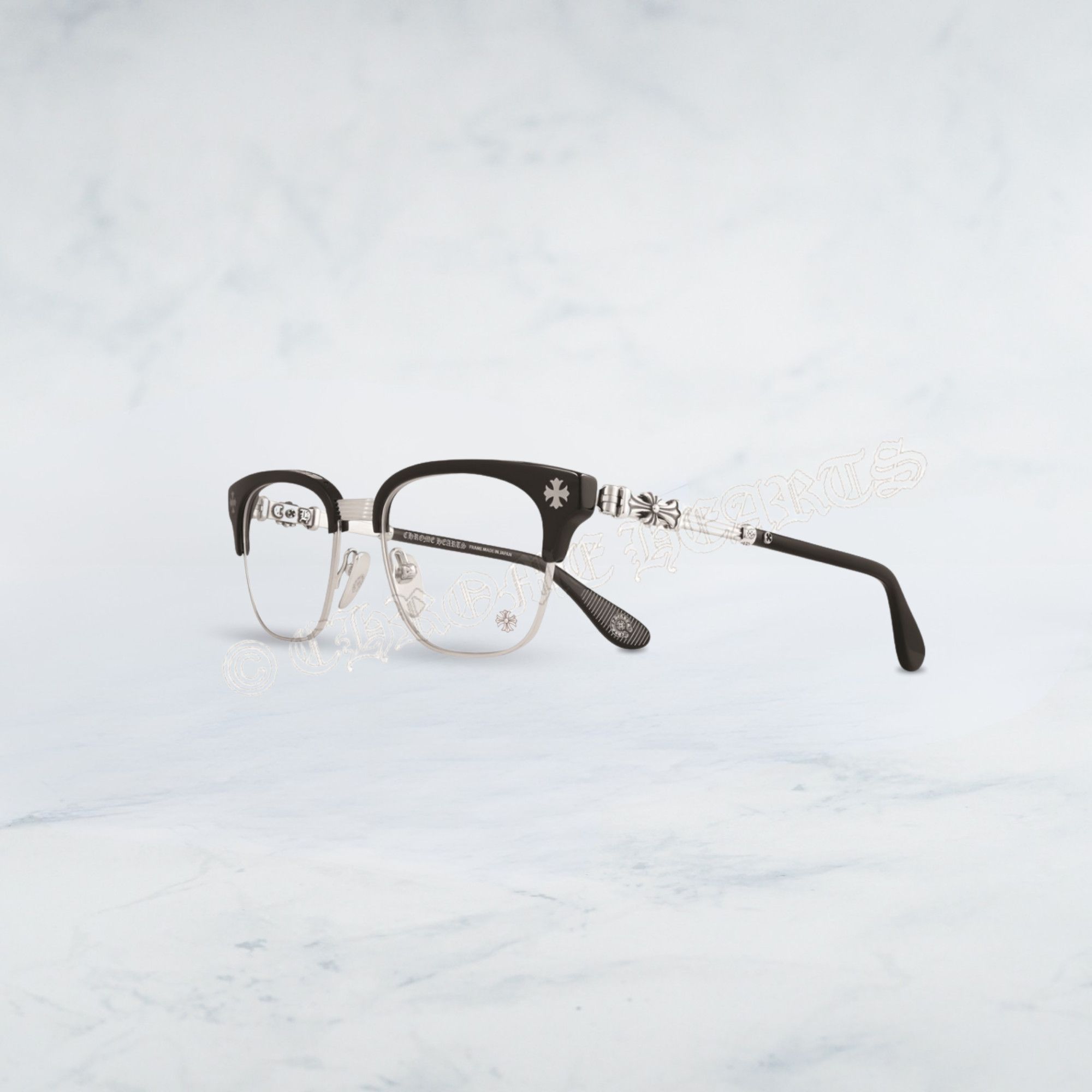 Chrome Hearts Chrome Hearts BONENNOISSEUR II Black/Shiny Silver Size ONE SIZE - 1 Thumbnail