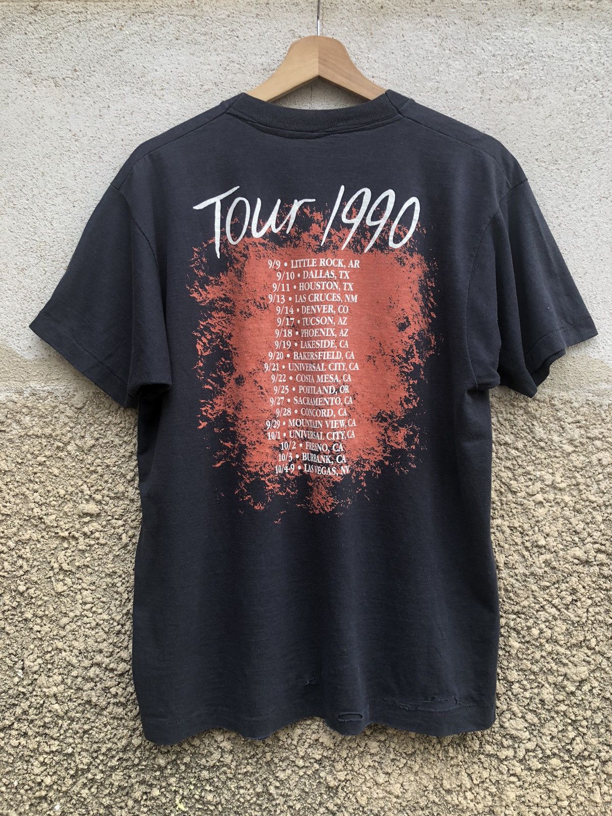 Band Tees Vintage 90s The Highwaymen Tour Tshirt Distressed Size US M / EU 48-50 / 2 - 2 Thumbnail