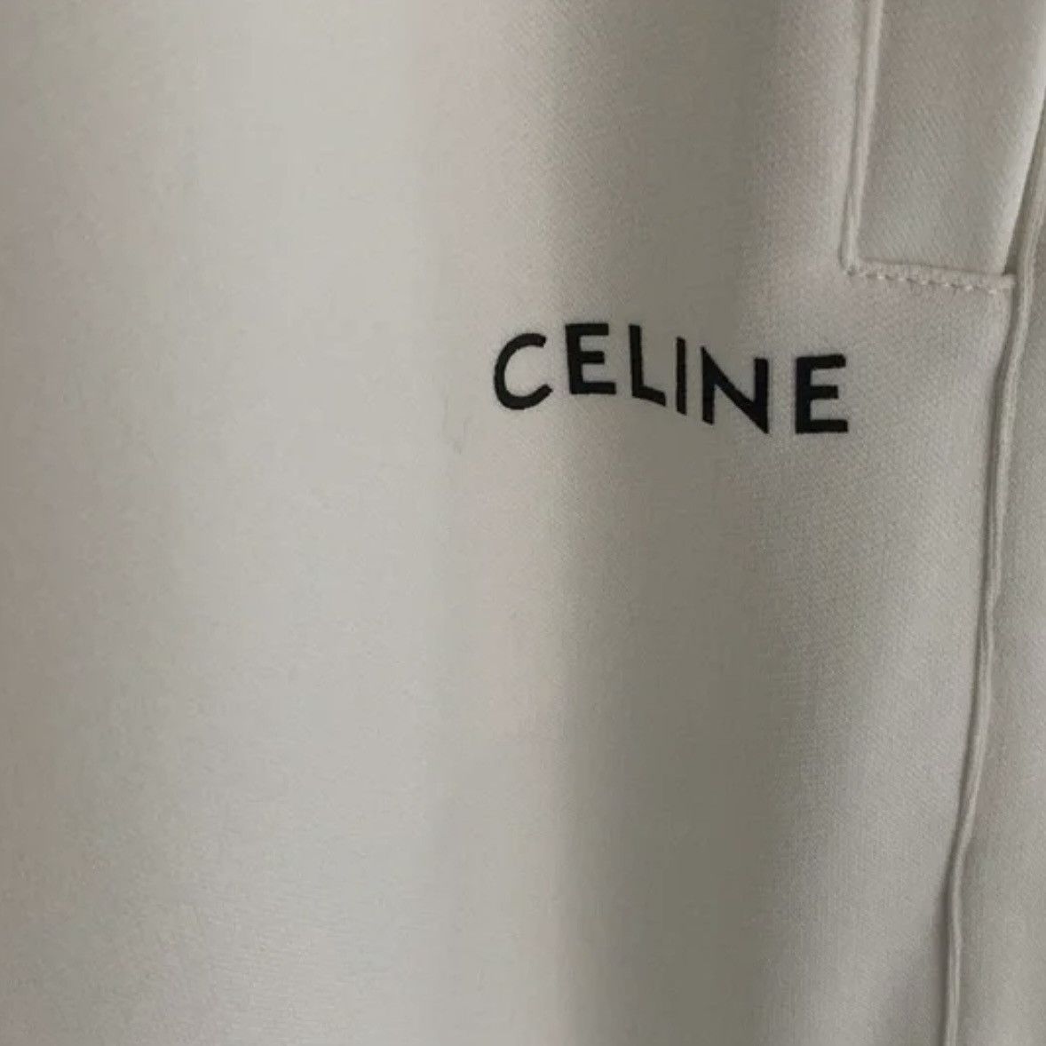 Celine Celine Logo tracksuit pants in double face jersey Size US 32 / EU 48 - 4 Thumbnail