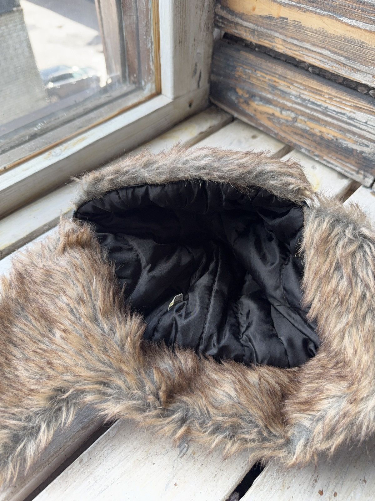 Japanese Brand × Vintage Y2K Vintage Fuzzy Hat Mohair knit Ushanka Beauty Beast Size ONE SIZE - 5 Thumbnail