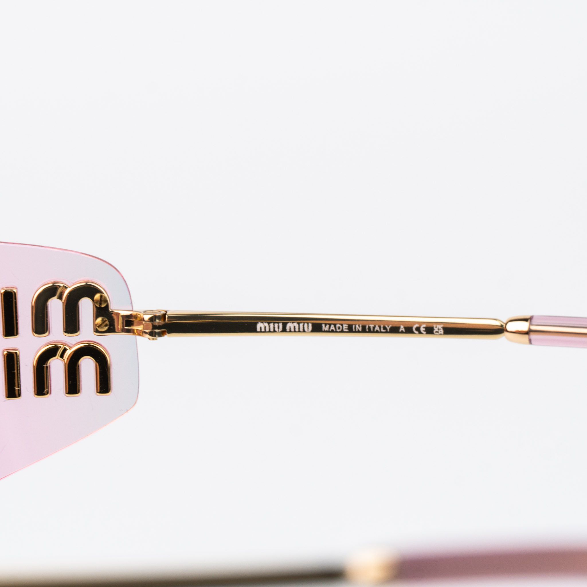 Miu Miu Miu Miu Women Sunglasses Rimless MUA51S 5AK90Y NEW AUTHENTIC Size ONE SIZE - 11 Thumbnail