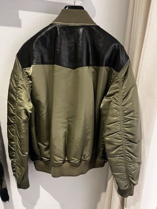 Celine Celine Nylon and Leather Logo Bomber Jacket Size US M / EU 48-50 / 2 - 2 Thumbnail