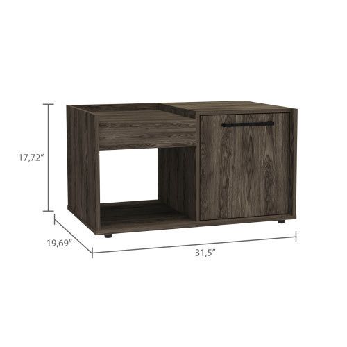 Designer × Homemade Tualatin 2-Shelf Coffee Table Dark Walnut Size US L / EU 52-54 / 3 - 5 Thumbnail