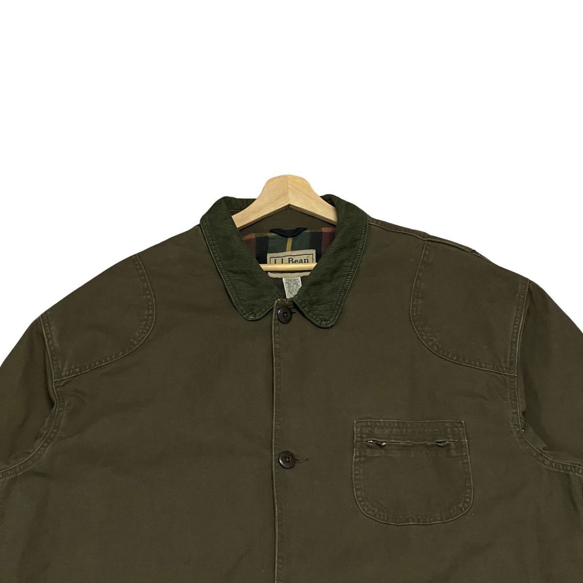 L.L. Bean Vintage L.L. Bean Green Duck Worker Chore Hunting Jacket Size US XXL / EU 58 / 5 - 7 Thumbnail