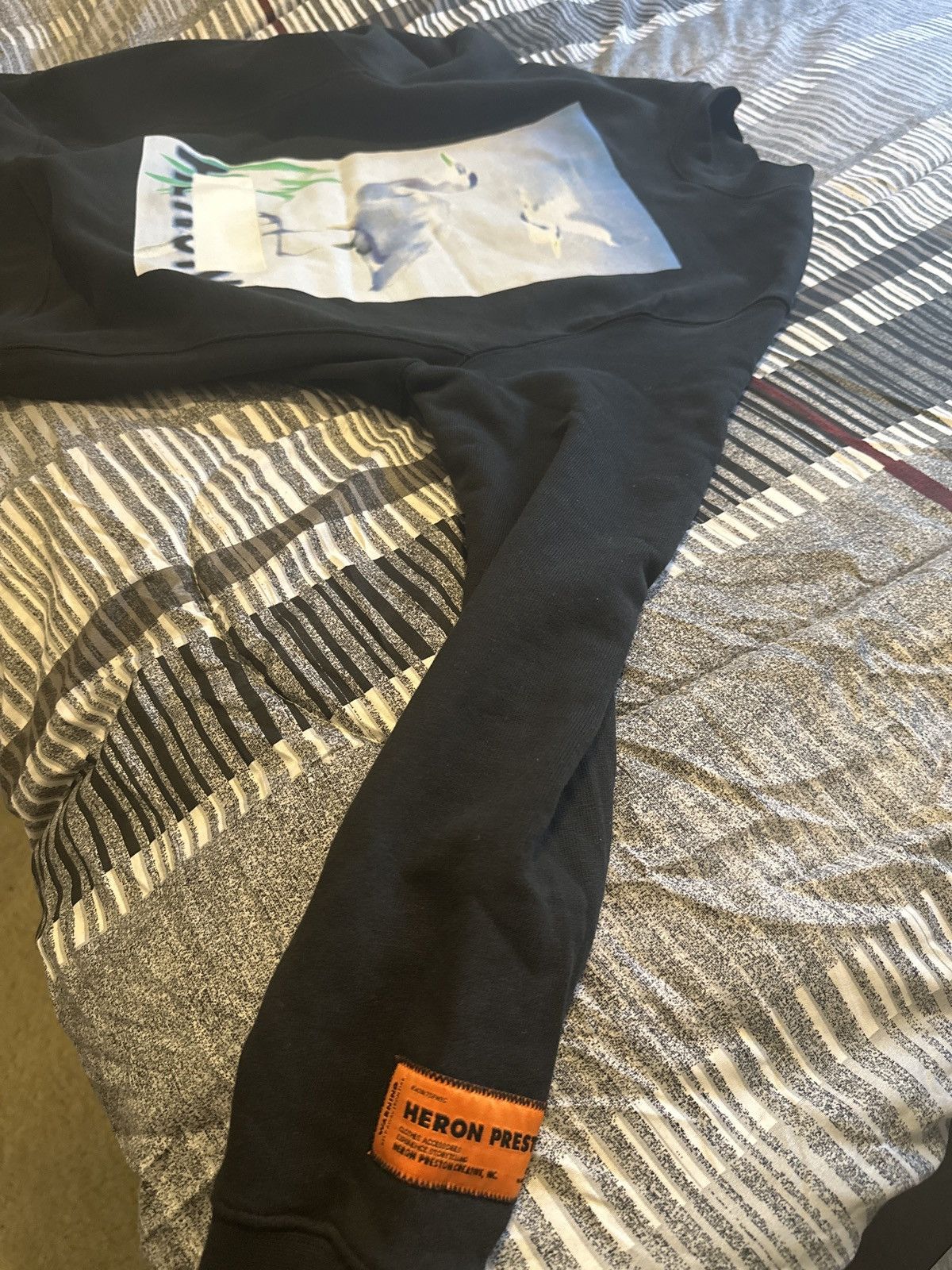 Heron Preston Heron Preston black sweatshirt Size US M / EU 48-50 / 2 - 4 Thumbnail