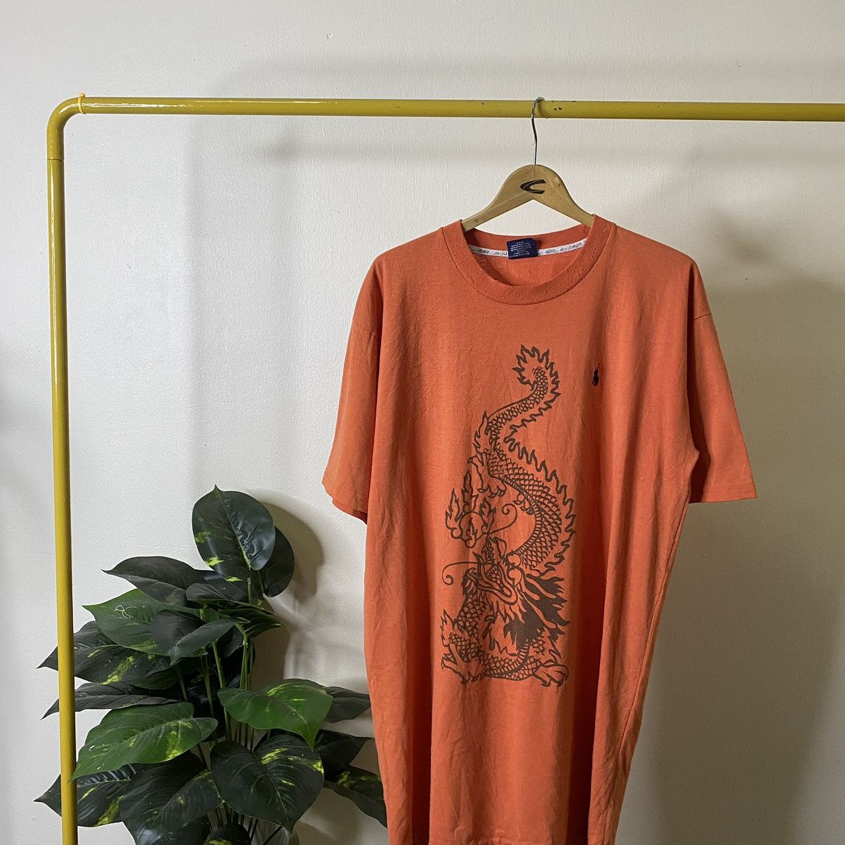 Polo Ralph Lauren Vintage 90s Polo Ralph Lauren Dragon Stussy Style Tee Size US L / EU 52-54 / 3 - 1 Thumbnail