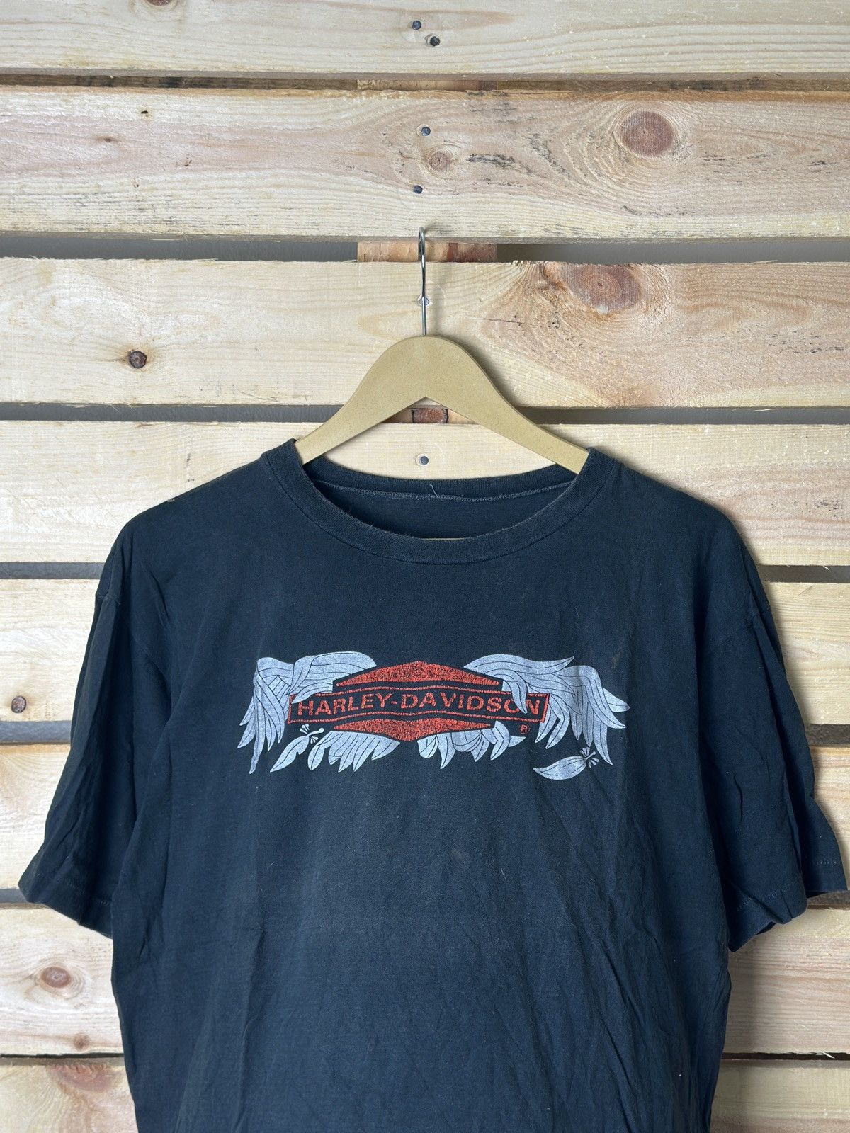 Harley Davidson × Vintage Vintage Single Sticth Harley Davidson Logo Shirt Size US S / EU 44-46 / 1 - 5 Thumbnail