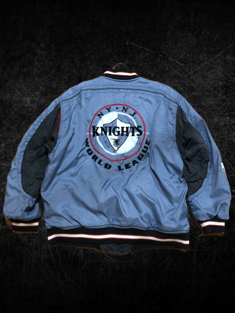 Adidas VINTAGE ADIDAS BOMBER KNIGHT FOOTBALL TEAM VARSITY Size US L / EU 52-54 / 3 - 1 Thumbnail