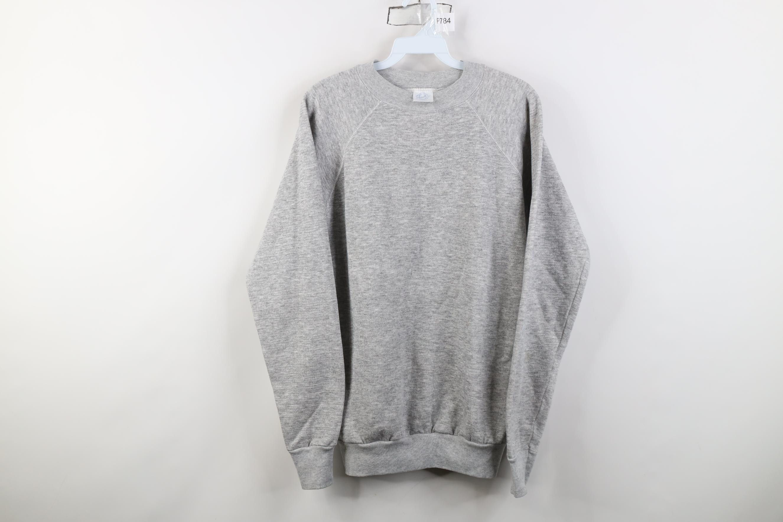 Vintage Vintage 70s 80s Triblend Raglan Sweatshirt Heather Gray USA Size L / US 10 / IT 46 - 1 Thumbnail
