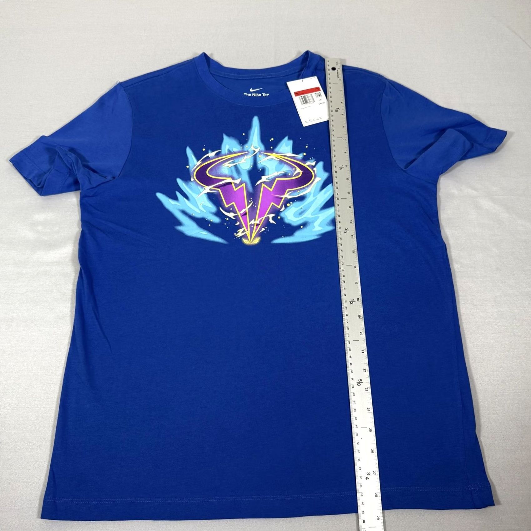 Nike Nike Dri-FIT Shirt Mens Large Blue Rafael Nadal Rafa Court Tennis Graphic Print Size US L / EU 52-54 / 3 - 6 Thumbnail