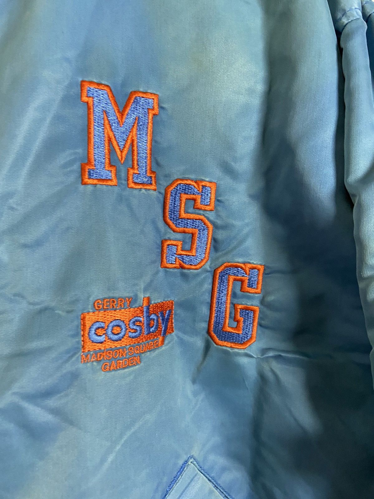 Vintage VINTAGE GERRY COSBY NEW YORK BOMBER JACKET Size US XXL / EU 58 / 5 - 3 Thumbnail