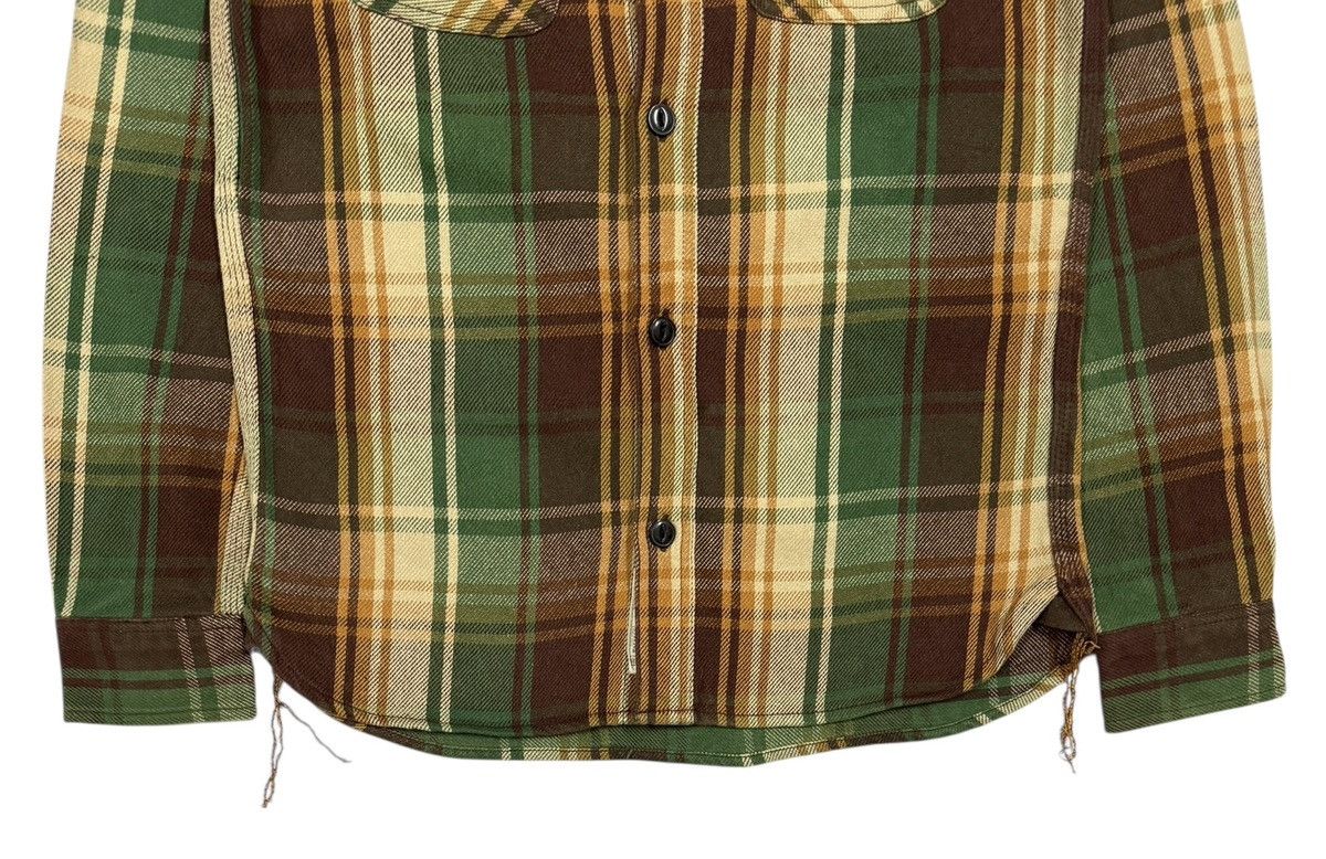 Japanese Brand Houston Union Made Tartan Flannel Button Ups Shirt Size US M / EU 48-50 / 2 - 4 Thumbnail