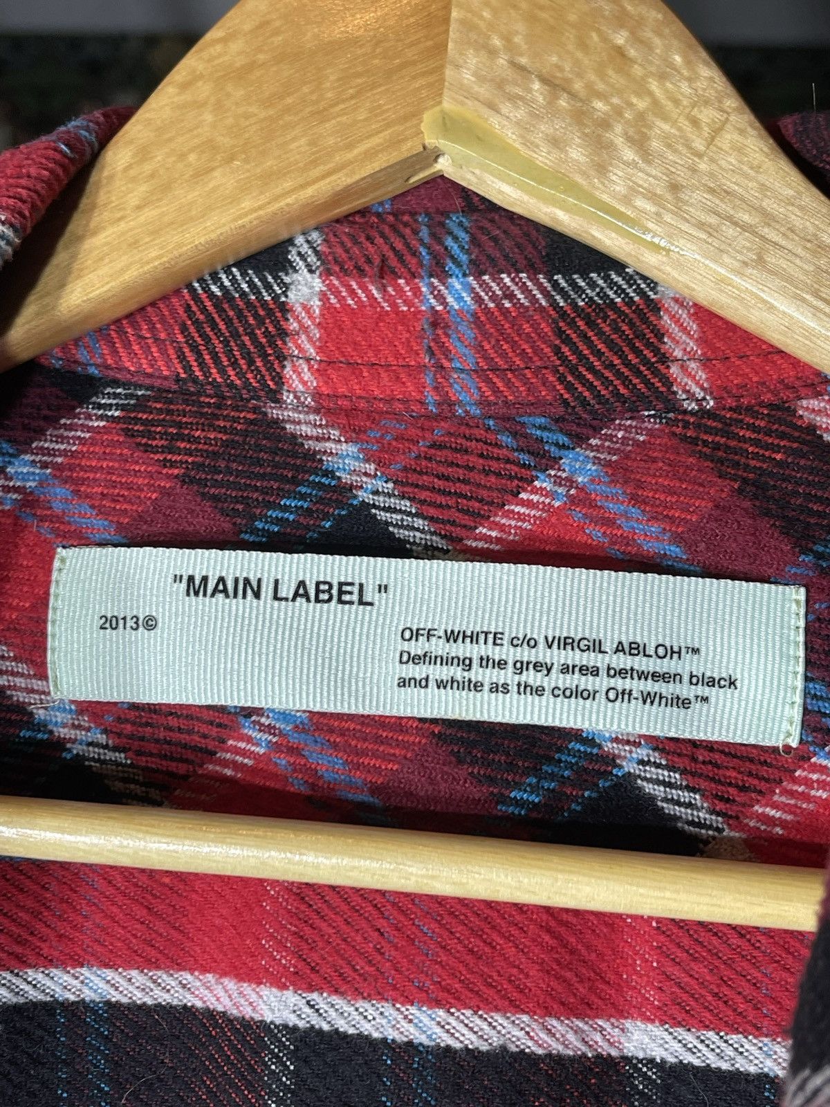 Off-White Off-White flannel Check Shirt Flannel button up shirt Size US M / EU 48-50 / 2 - 11 Thumbnail