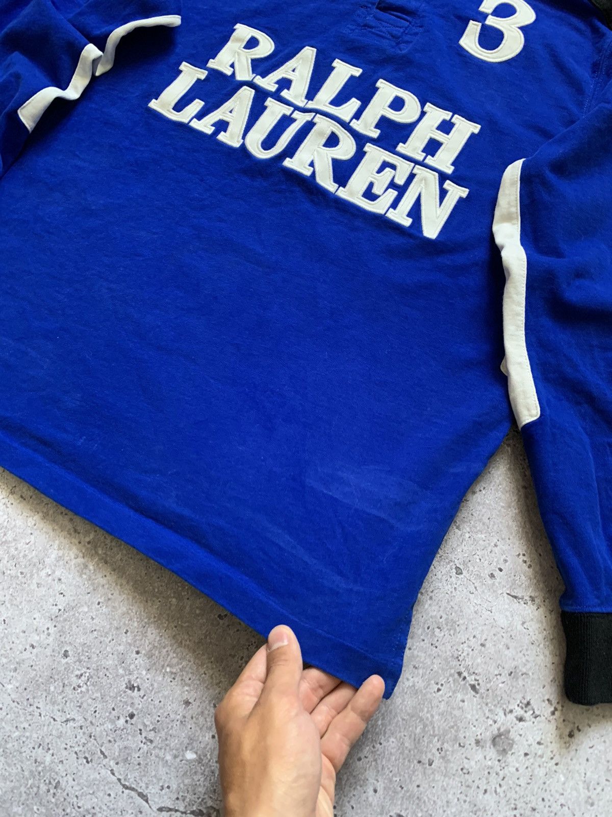Polo Ralph Lauren × RRL Ralph Lauren × Vintage VINTAGE RALPH LAUREN #3 BIG LOGO L/S RUGBY POLO T-SHIRT Size US L / EU 52-54 / 3 - 3 Thumbnail