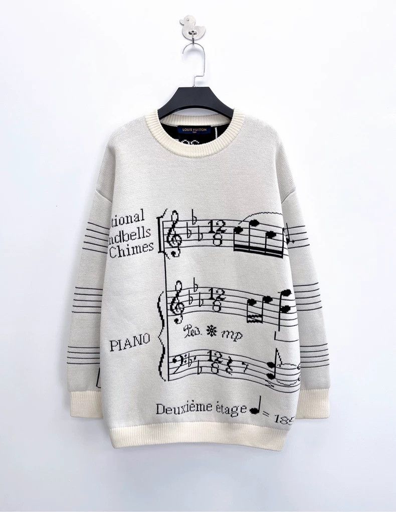 Louis Vuitton Louis Vuitton Musical Note Knit Sweater - dmc Size US XS / EU 42 / 0 - 1 Thumbnail
