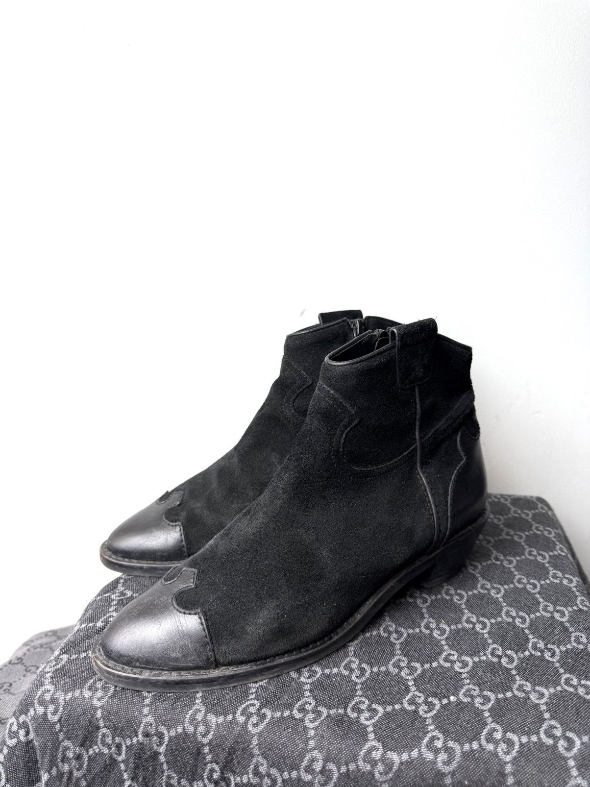 See by Chloe See by Chloe Design Suede Cowboy Boots Kazaki Western Size US 8.5 / IT 38.5 - 1 Thumbnail