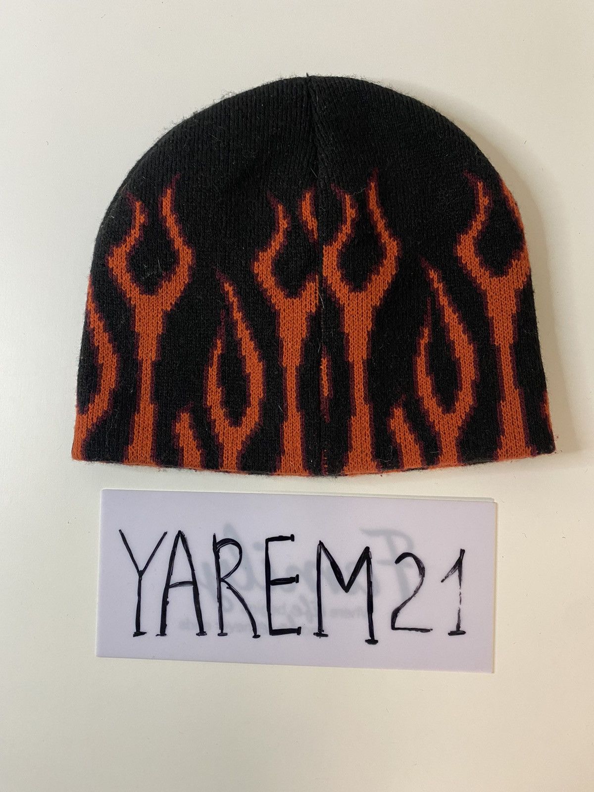 Vintage Fire Flame hat cap Size ONE SIZE - 2 Thumbnail