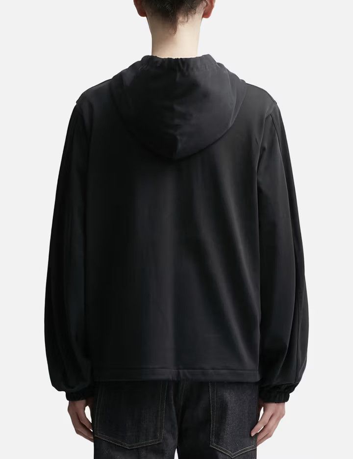 Jil Sander o1loc1c1124 Jersey Hoodie in Black Size US XL / EU 56 / 4 - 5 Thumbnail